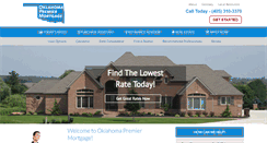 Desktop Screenshot of oklahomapremiermortgage.com