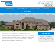 Tablet Screenshot of oklahomapremiermortgage.com